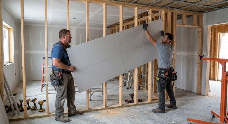 Gypsum Board Installation in Olathe, KS
